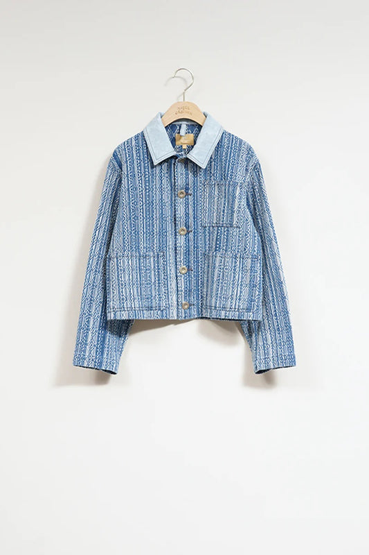 ◯ Nigel Cabourn woman - JAPANESE FARMER BLOUSON - INDIGO