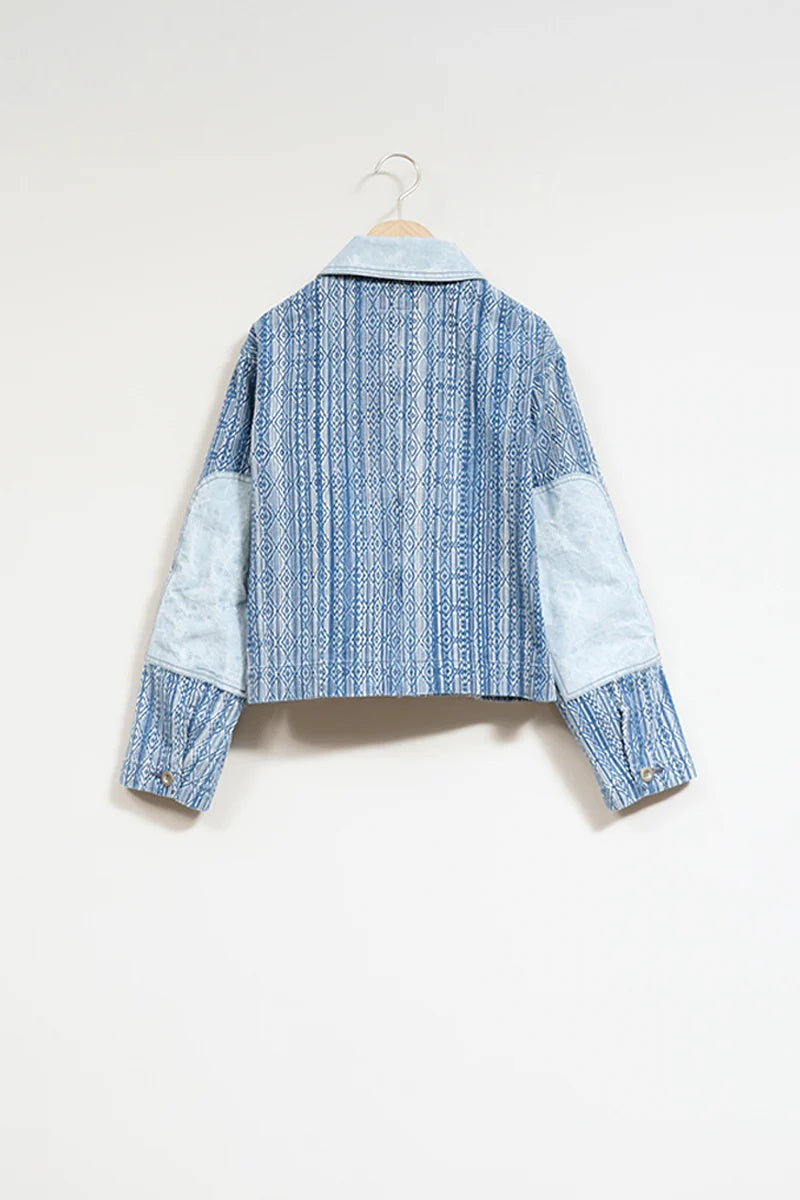 ◯ Nigel Cabourn woman - JAPANESE FARMER BLOUSON - INDIGO