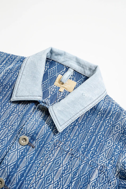 ◯ Nigel Cabourn woman - JAPANESE FARMER BLOUSON - INDIGO