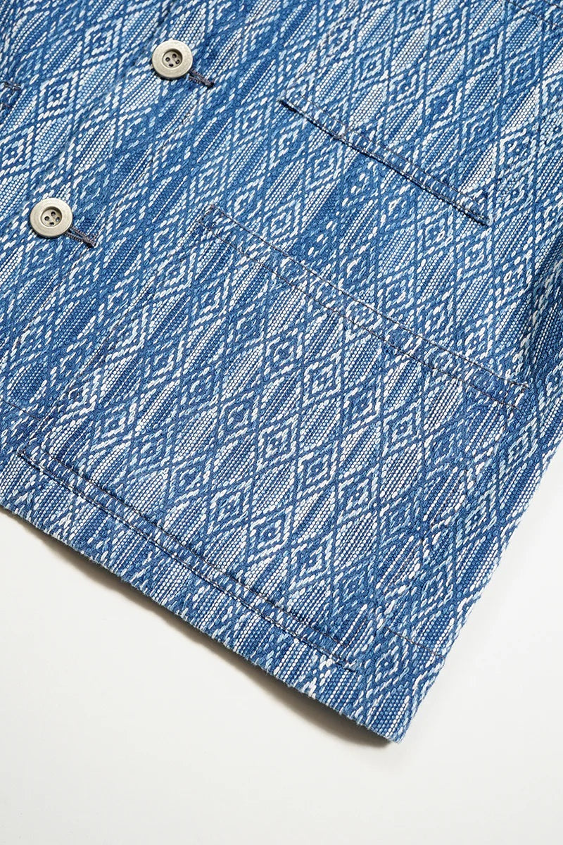 ◯ Nigel Cabourn woman - JAPANESE FARMER BLOUSON - INDIGO