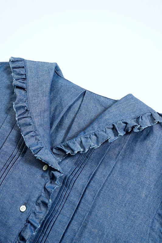 ◯ Nigel Cabourn woman - MARINE BLOUSE C/L - INDIGO