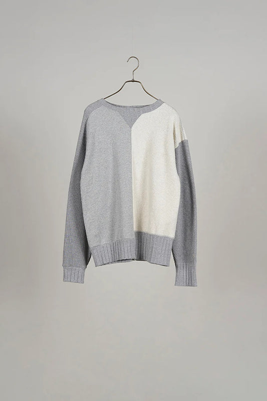 ◯ Nigel Cabourn woman - ARMY CREW JERSEY - GREY