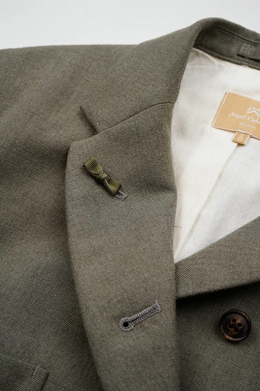◯ Nigel Cabourn woman - GENTLEMANS DB JACKET - GREIGE