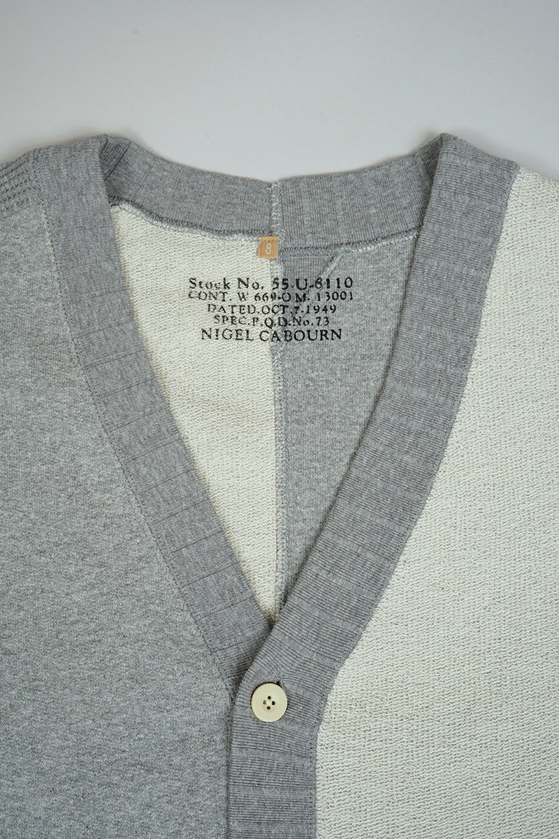 ◯ Nigel Cabourn woman - ARMY JERSEY MIX C/D - GRAY