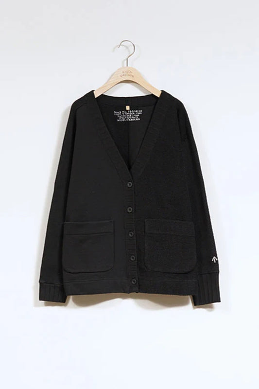 ◯ Nigel Cabourn woman - ARMY JERSEY MIX C/D - BLACK