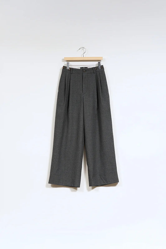 ◯ Nigel Cabourn woman - GENTLEMANS PT WOOL SERGE - CHACOAL GRAY