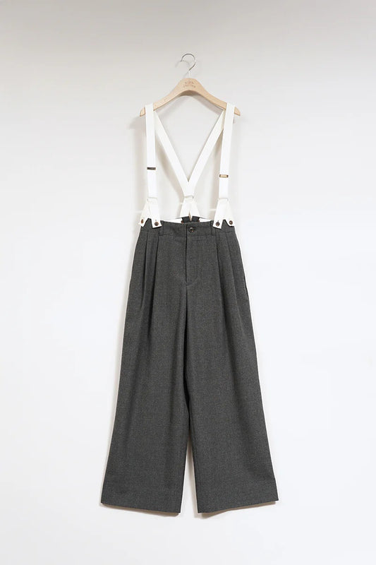 ◯ Nigel Cabourn woman - GENTLEMANS PT WOOL SERGE - CHACOAL GRAY