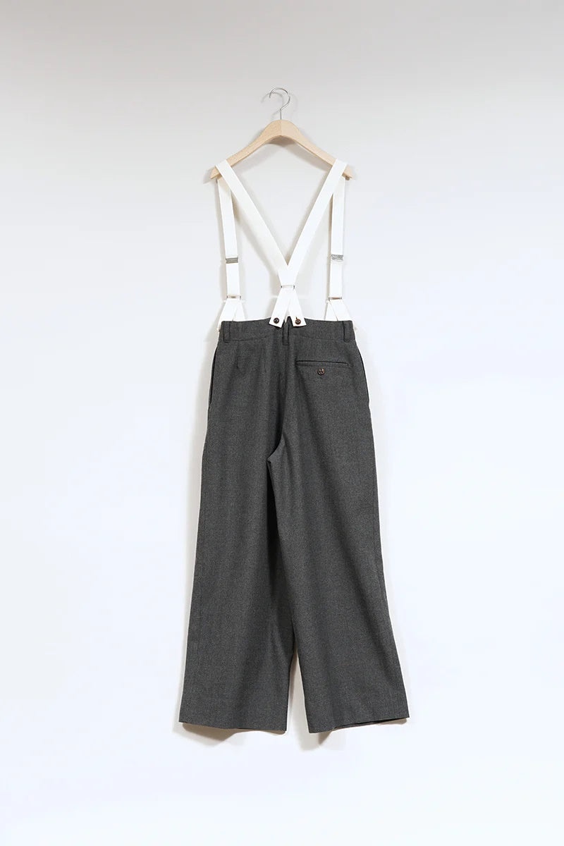 ◯ Nigel Cabourn woman - GENTLEMANS PT WOOL SERGE - CHACOAL GRAY