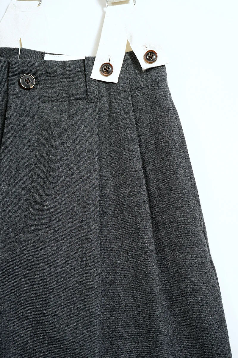 ◯ Nigel Cabourn woman - GENTLEMANS PT WOOL SERGE - CHACOAL GRAY