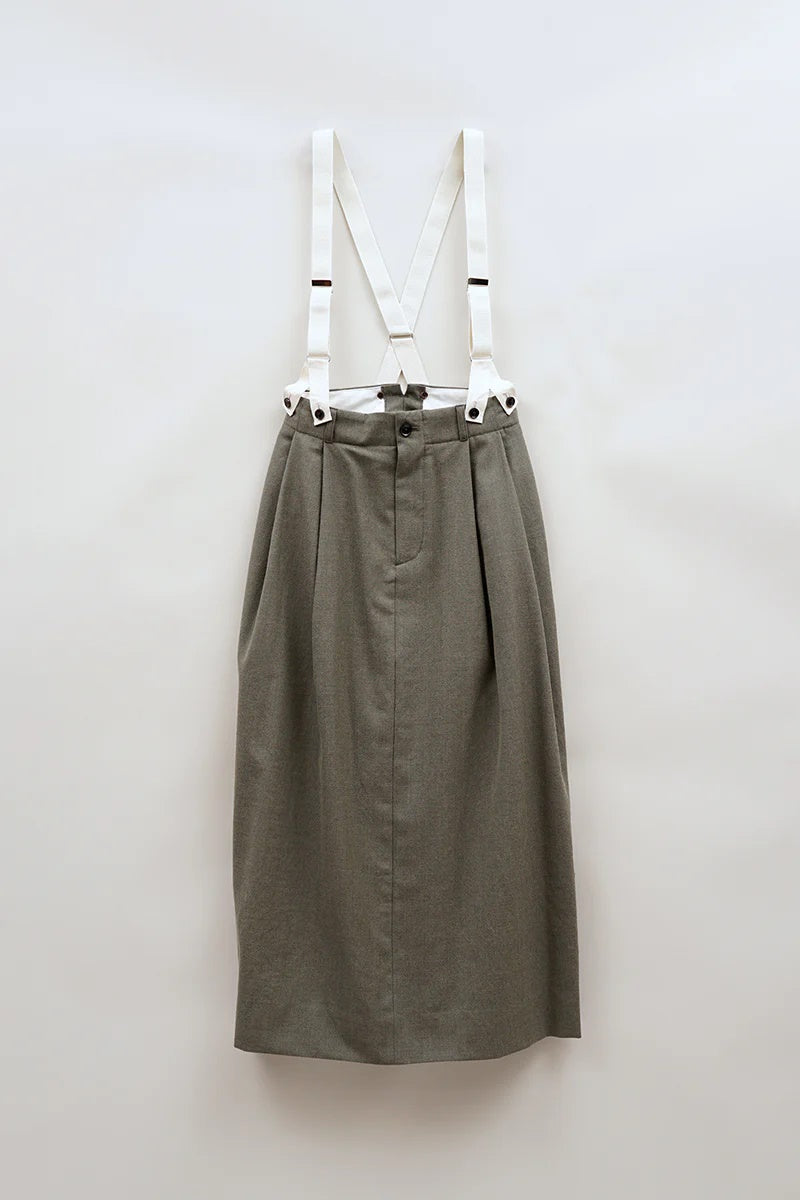 ◯ Nigel Cabourn woman - GENTLEMANS SKIRT - BROWN