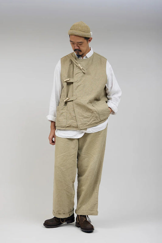 ◯ Nigel Cabourn - FRANCH WORK PT HEMP CANVAS - KHAKI