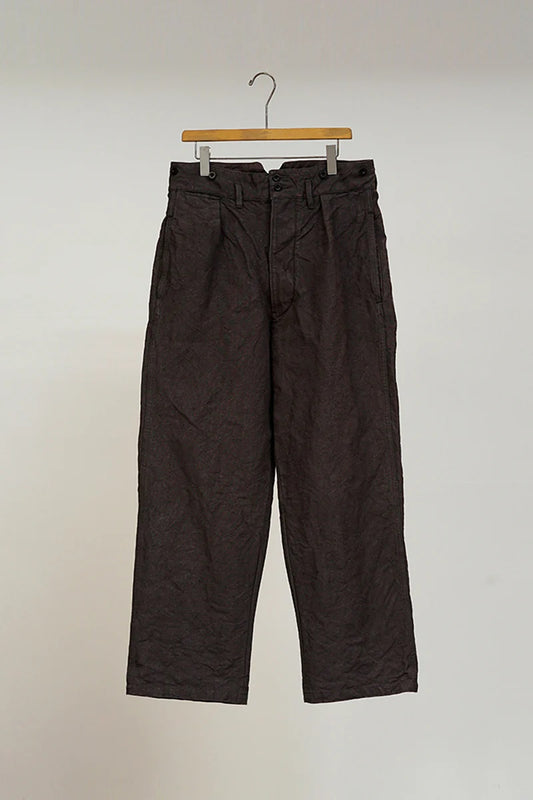◯ Nigel Cabourn - FRANCH WORK PT HEMP CANVAS - CHARCOAL  GRAY