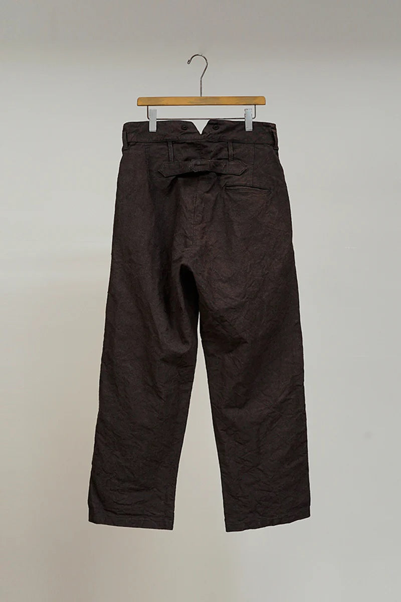 ◯ Nigel Cabourn - FRANCH WORK PT HEMP CANVAS - CHARCOAL  GRAY