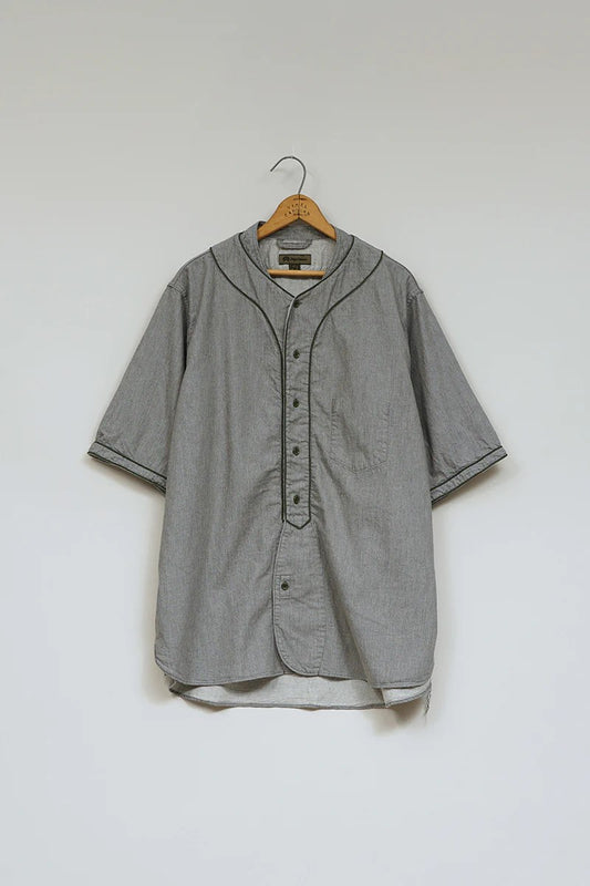◯ Nigel Cabourn - BASEBALL SHIRT S/S TYPE2 - GRAY