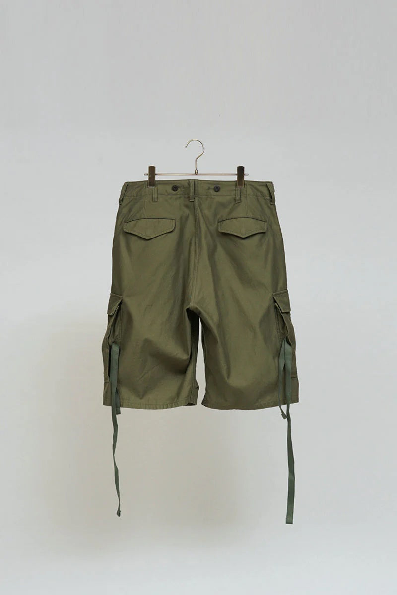 ◯ Nigel Cabourn - ARMY CARGO SHORT - DARK GREEN