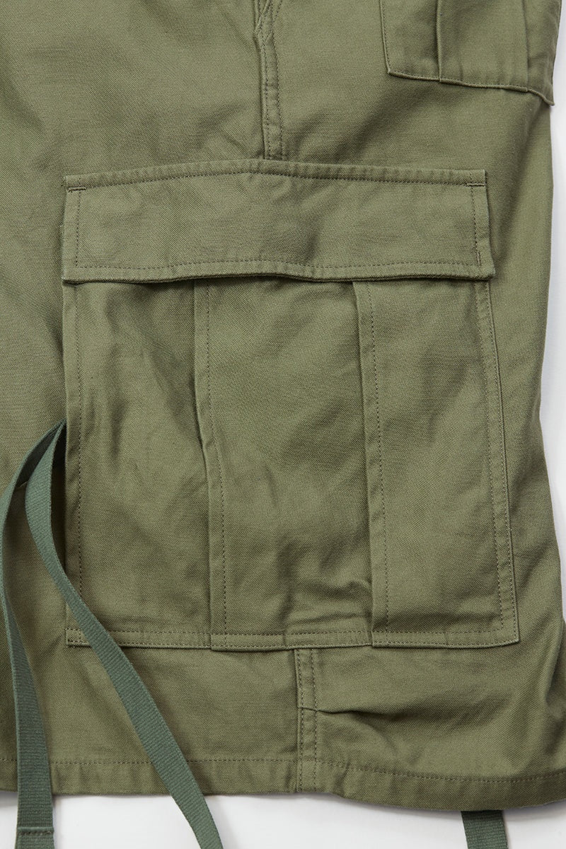 ◯ Nigel Cabourn - ARMY CARGO SHORT - DARK GREEN