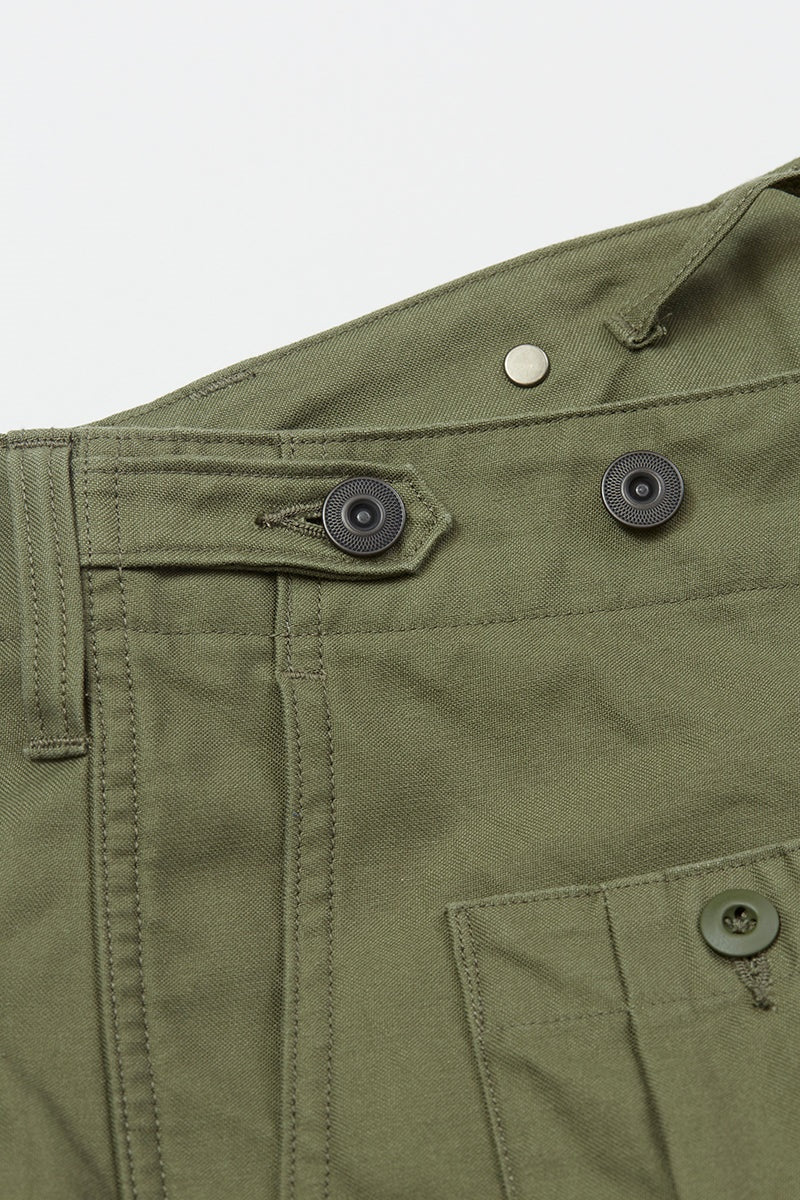 ◯ Nigel Cabourn - ARMY CARGO SHORT - DARK GREEN