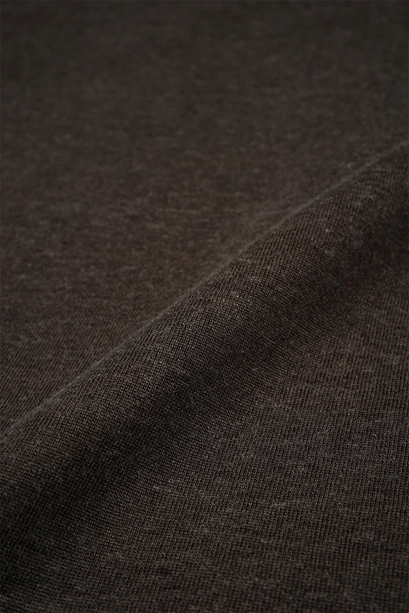 ◯ Nigel Cabourn - BLACKSMITH HENLEY NECK SHIRT - CHARCOAL  GRAY