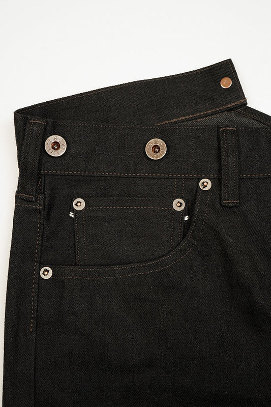◯ Nigel Cabourn - RAILMAN DENIM PANT BLACK - BLACK