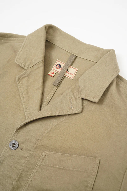 ◯ Nigel Cabourn - JK03-M WORK SUIT JK MOLESKIN - GREEN