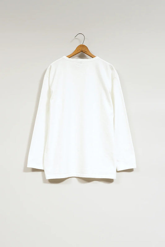 ◯ Nigel Cabourn - 7.8oz 40s USMC L/S - OFF WHITE