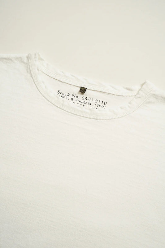 ◯ Nigel Cabourn - 7.8oz 40s USMC L/S - OFF WHITE