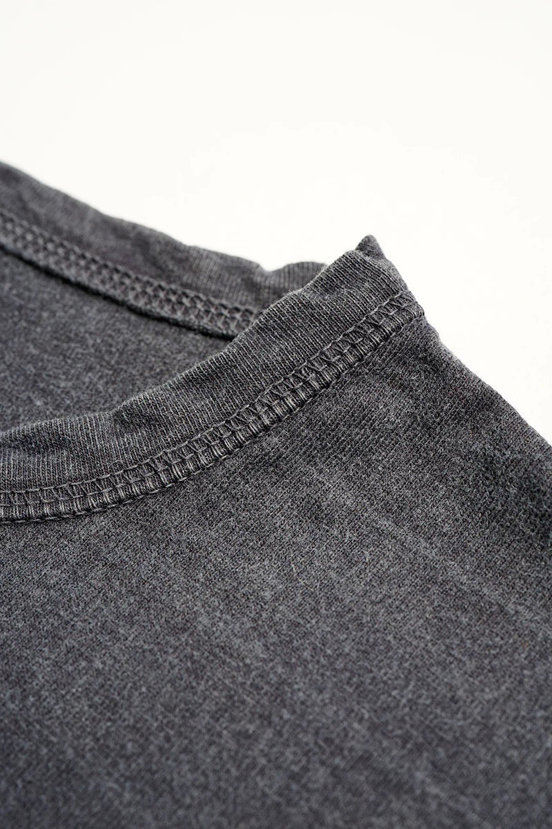 ◯ Nigel Cabourn - 7.8oz 40s USMC L/S PIGMENT - DARK NAVY