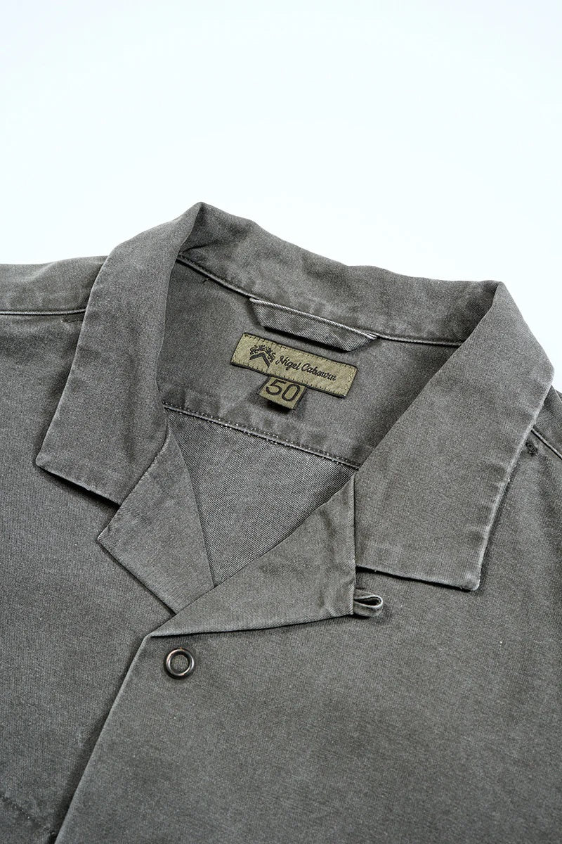 ◯ Nigel Cabourn - PARATROOPER SHIRT PIGMENT - CHARCOAL GRAY