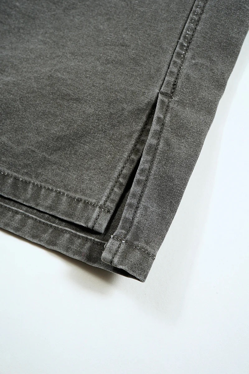 ◯ Nigel Cabourn - PARATROOPER SHIRT PIGMENT - CHARCOAL GRAY