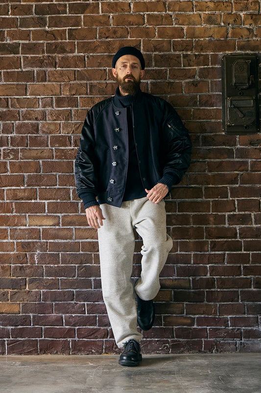 ◯ Nigel Cabourn - 40s MILITARY SWEAT PT(20.5oz) - IVORY