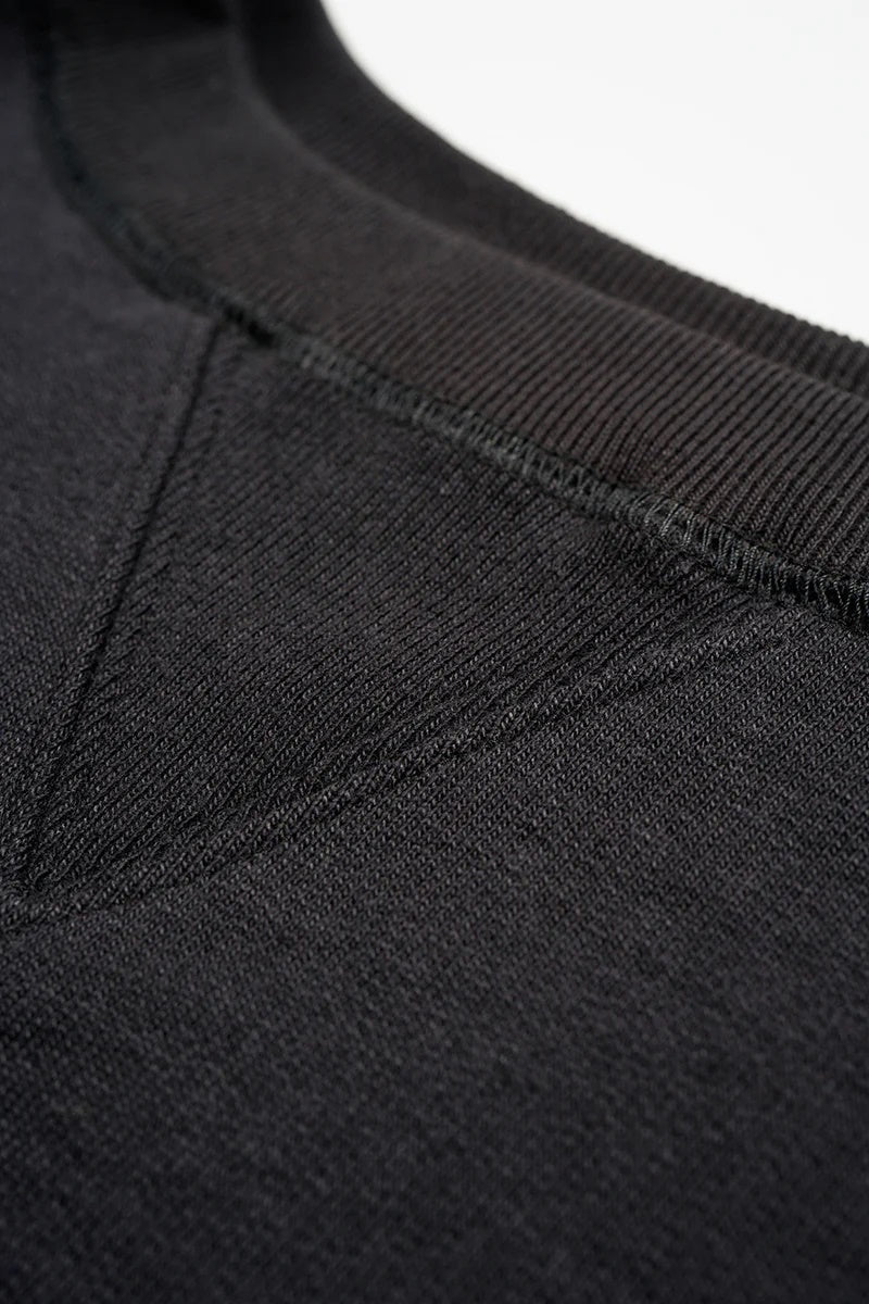 ◯ Nigel Cabourn - 50s CREW NECK BLACK(20.5oz) - BLACK