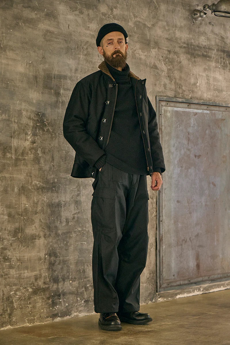 ◯ Nigel Cabourn - 40s US CLIP JK MODIFY BLACK - BLACK