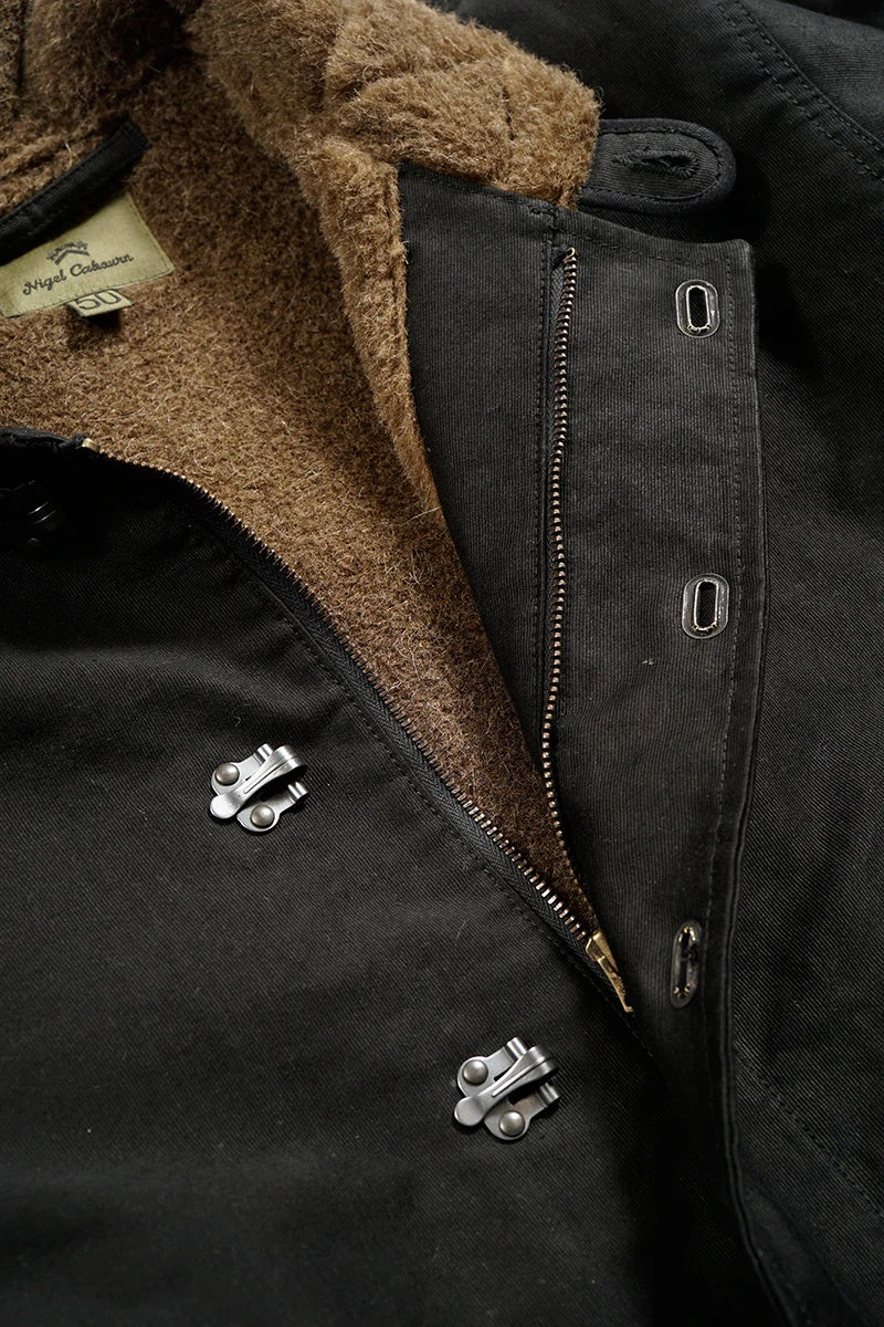 ◯ Nigel Cabourn - 40s US CLIP JK MODIFY BLACK - BLACK