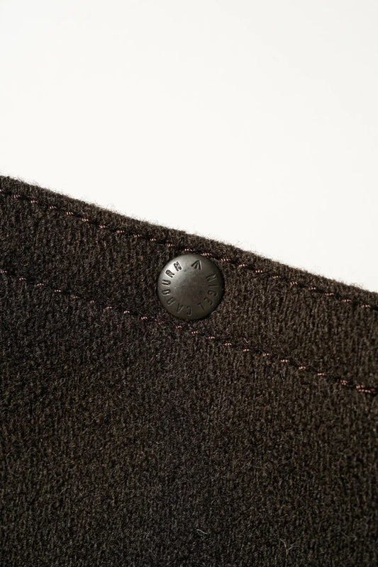 ◯ Nigel Cabourn - MAGAZINE BAG - DARK BROWN