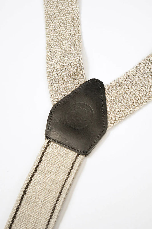 ◯ Nigel Cabourn - MASTERvMASON SUSPENDER - IVORY