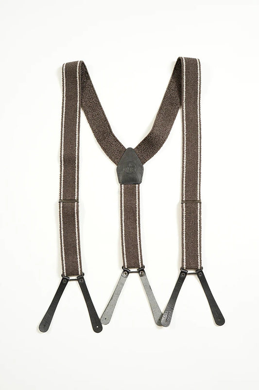 ◯ Nigel Cabourn - MASTERvMASON SUSPENDER - CHARCOAL GRAY