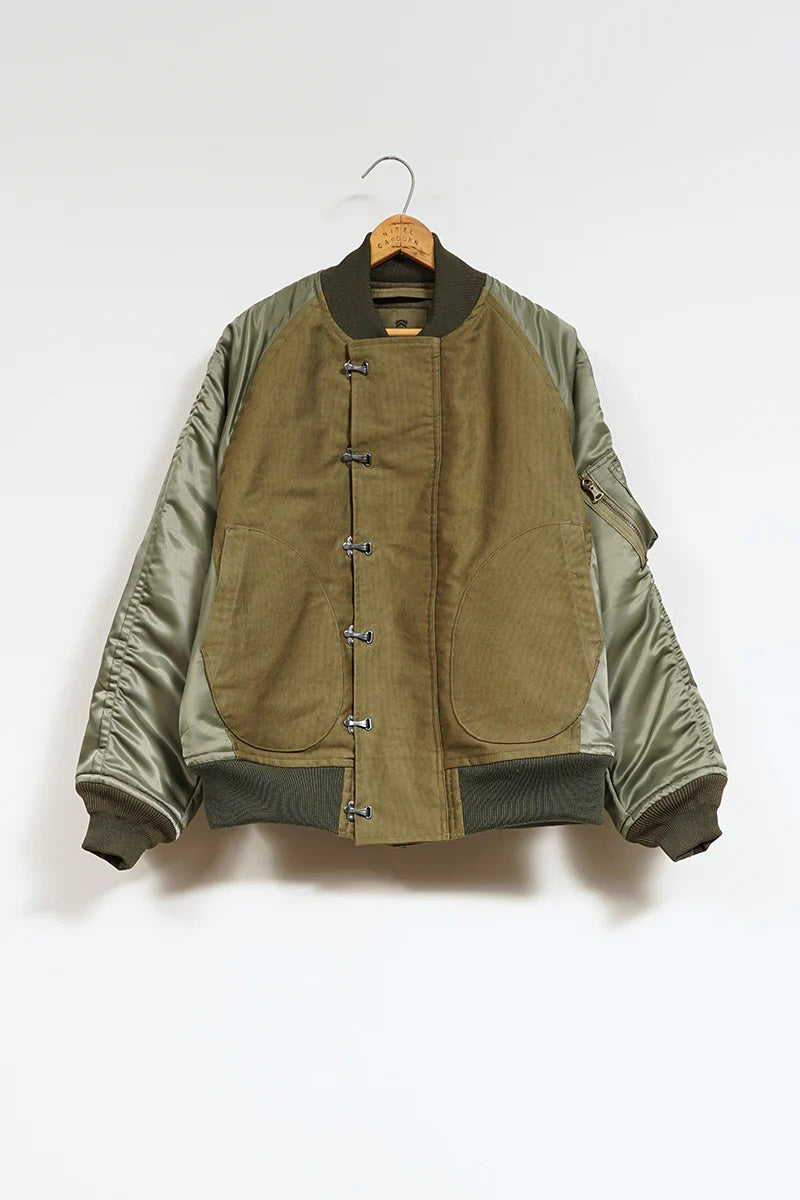 ◯ Nigel Cabourn - 40s US CLIP JACKET MODIFY - DARK GREEN