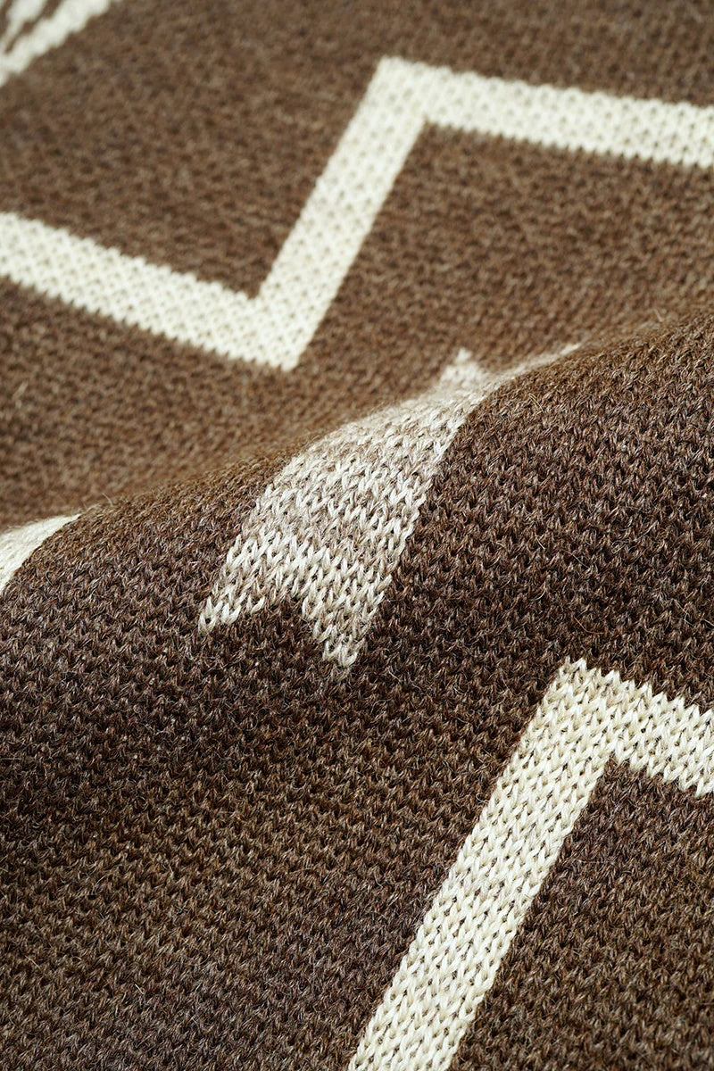 ◯ Nigel Cabourn - TRIBAL CARDIGAN - DARK BROWN