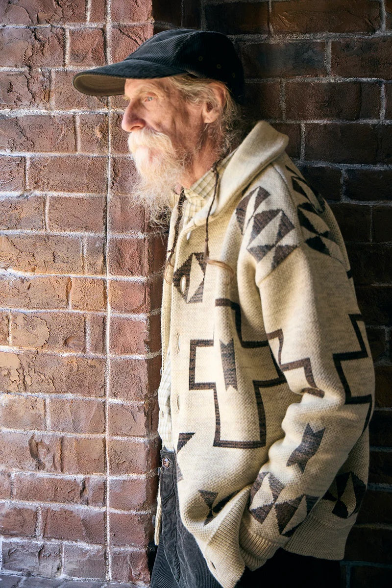 ◯ Nigel Cabourn - TRIBAL CARDIGAN - IVORY