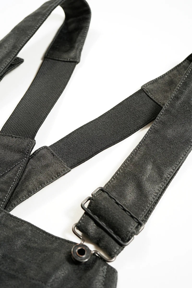 ◯ Nigel Cabourn - COAL MINER DUNGAREES - CHARCOAL GRAY