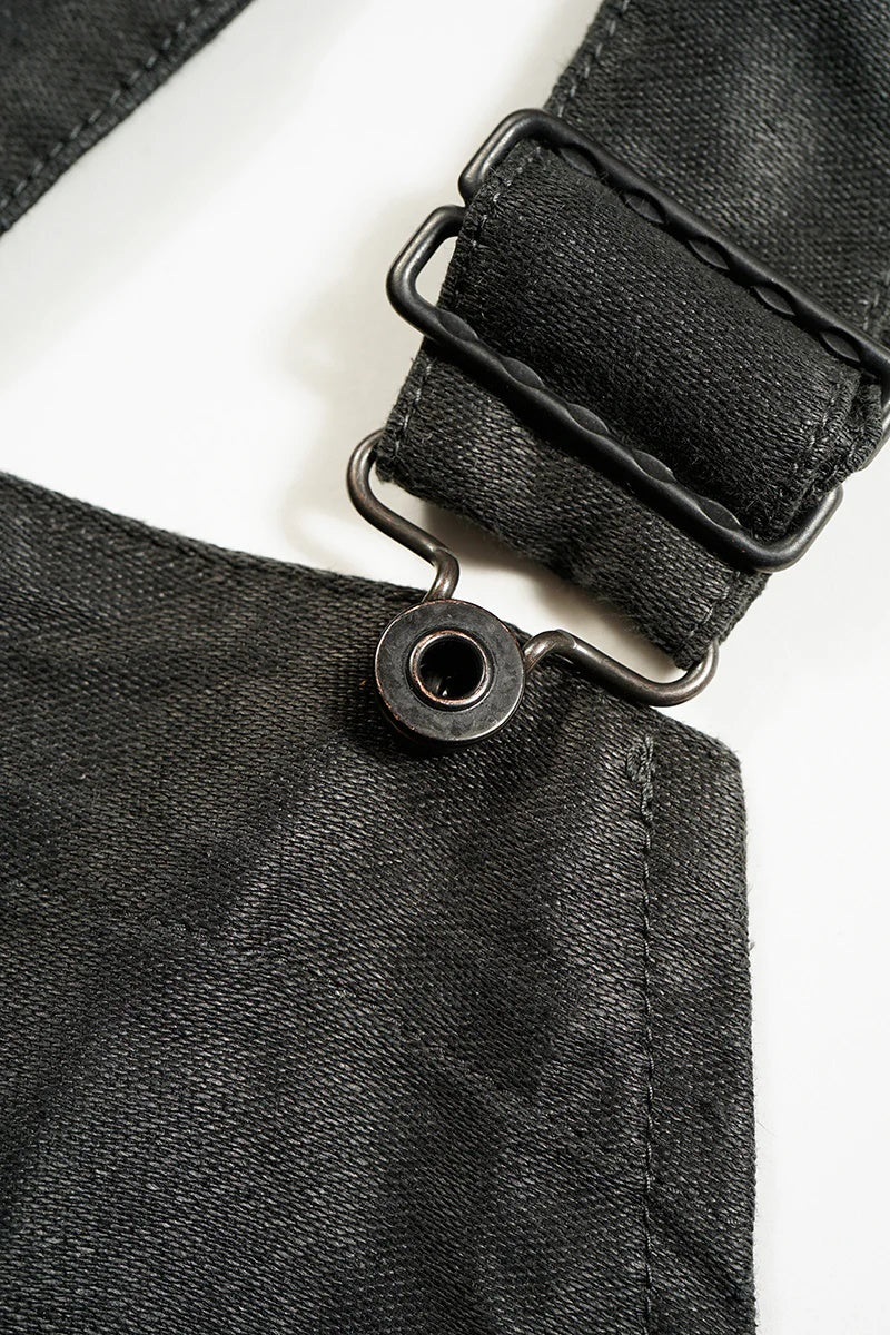 ◯ Nigel Cabourn - COAL MINER DUNGAREES - CHARCOAL GRAY