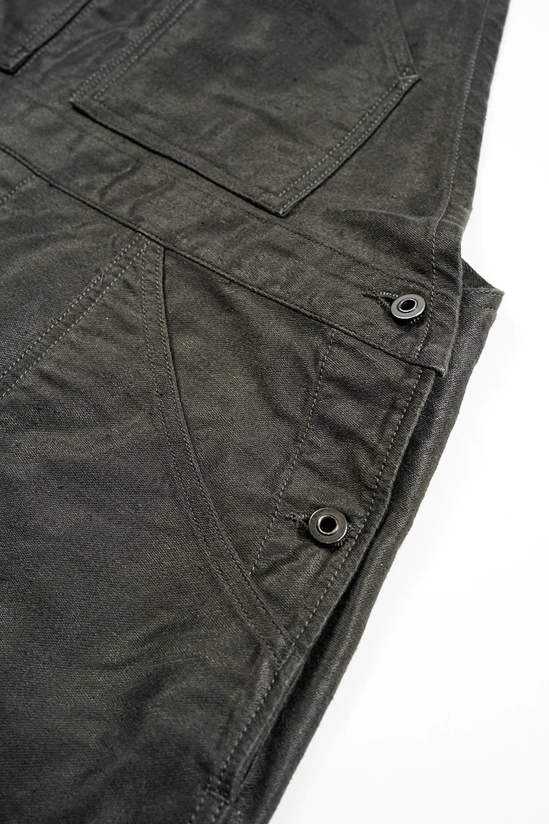 ◯ Nigel Cabourn - COAL MINER DUNGAREES - CHARCOAL GRAY