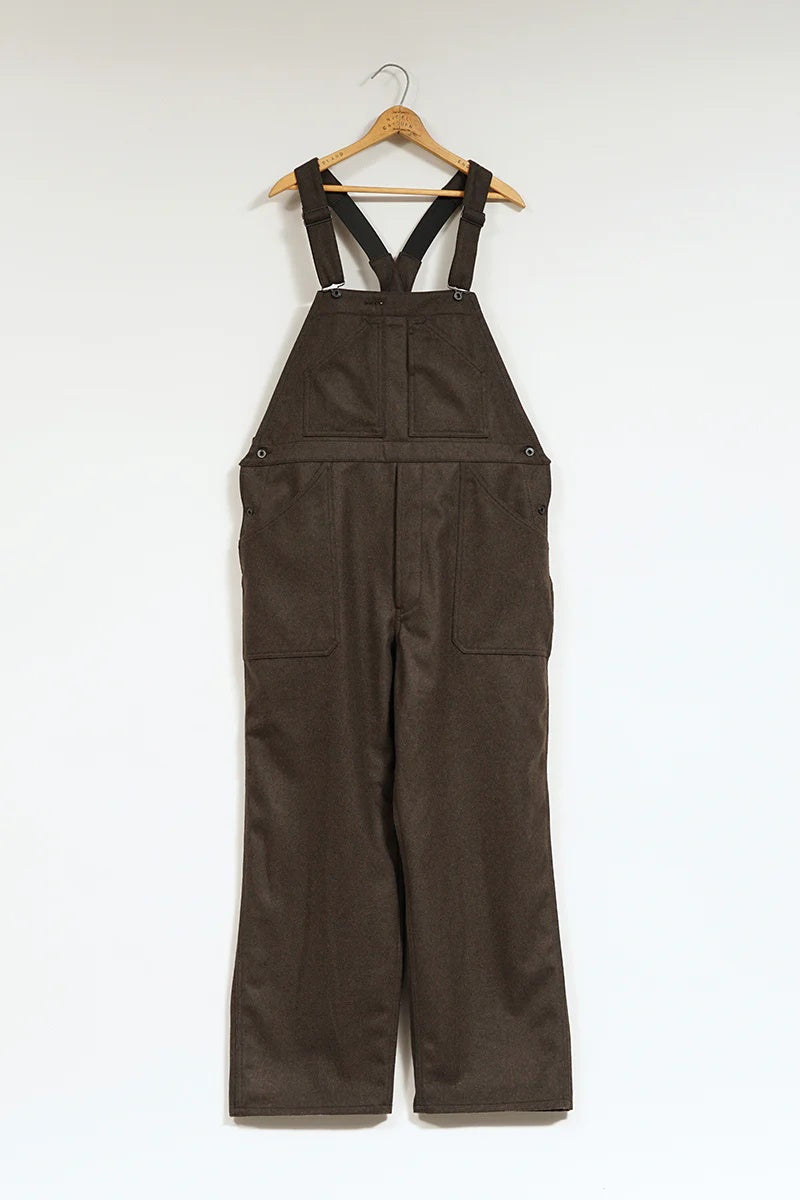 ◯ Nigel Cabourn - COAL MINER DUNGAREES B.CLOTH - BLUE GRAY
