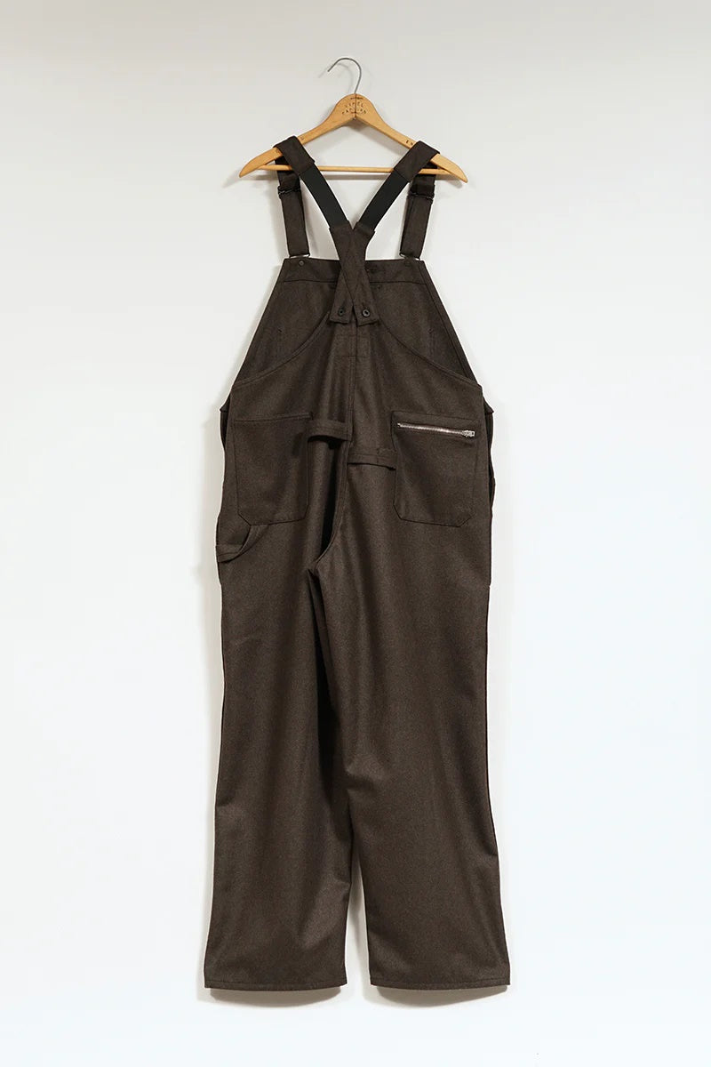 ◯ Nigel Cabourn - COAL MINER DUNGAREES B.CLOTH - BLUE GRAY