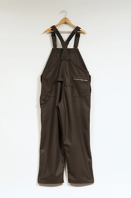 ◯ Nigel Cabourn - COAL MINER DUNGAREES B.CLOTH - BLUE GRAY