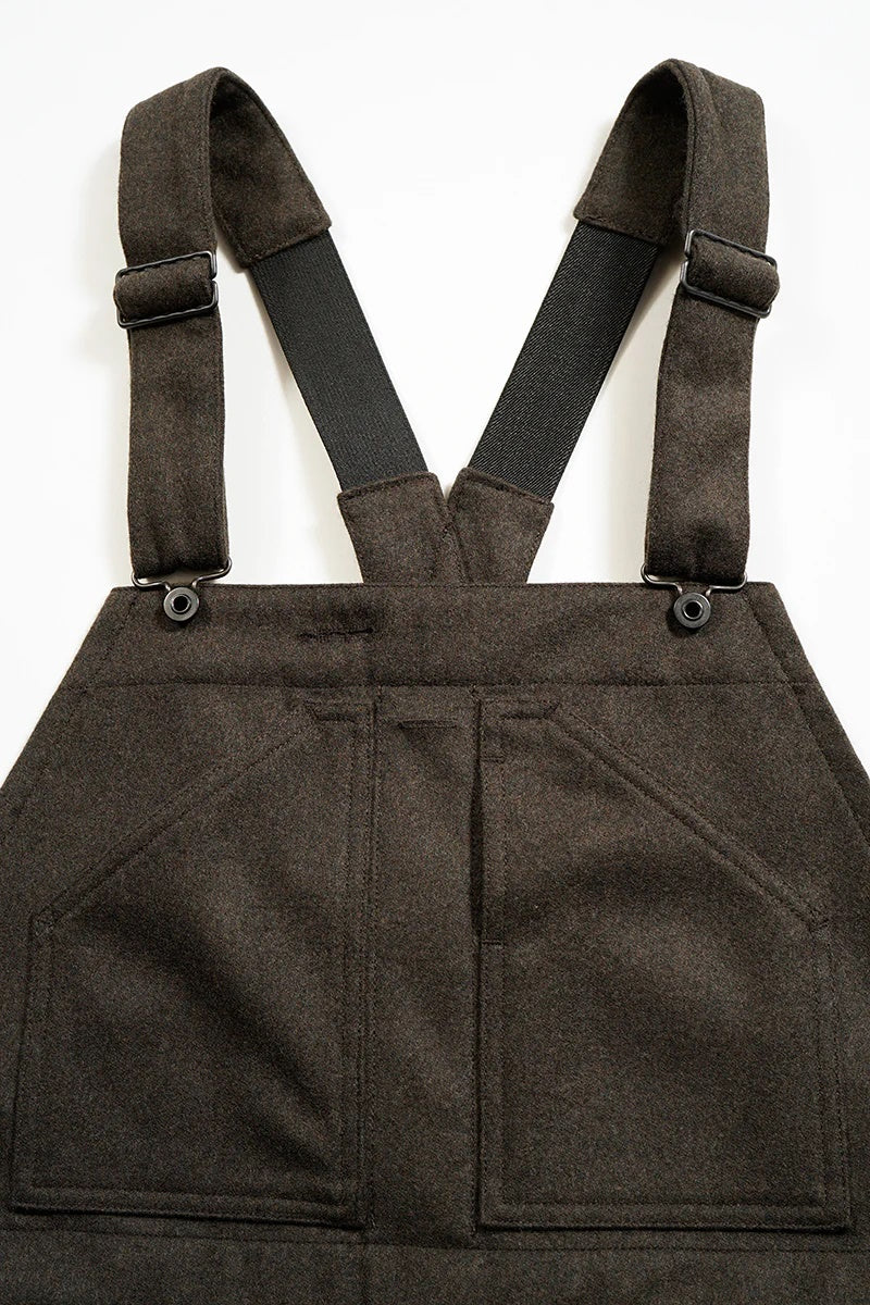 ◯ Nigel Cabourn - COAL MINER DUNGAREES B.CLOTH - BLUE GRAY