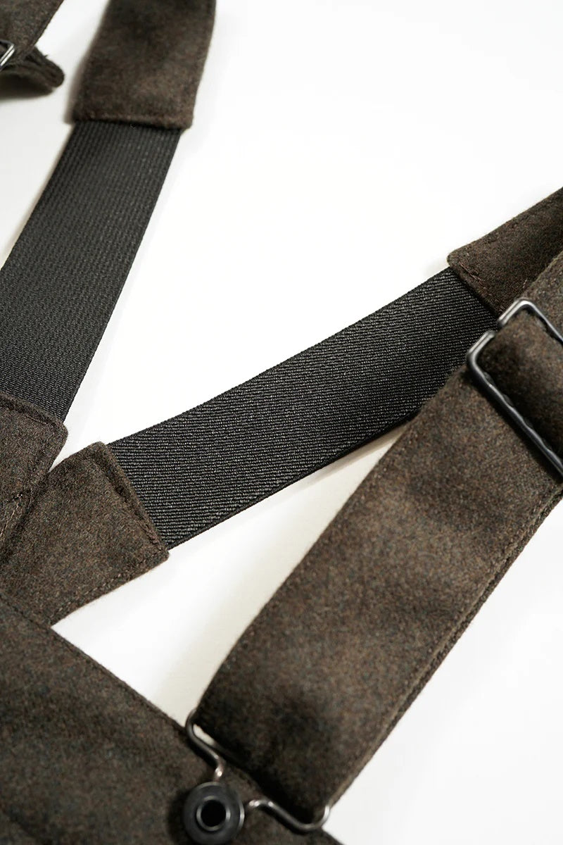 ◯ Nigel Cabourn - COAL MINER DUNGAREES B.CLOTH - BLUE GRAY