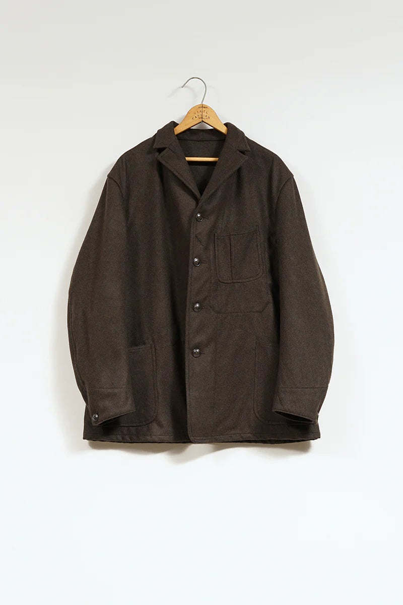 ◯ Nigel Cabourn - COAL MINER JK BILLIARD CLOTH - BLUE GRAY