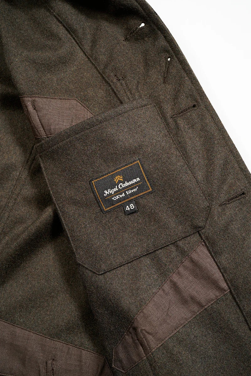 ◯ Nigel Cabourn - COAL MINER JK BILLIARD CLOTH - BLUE GRAY