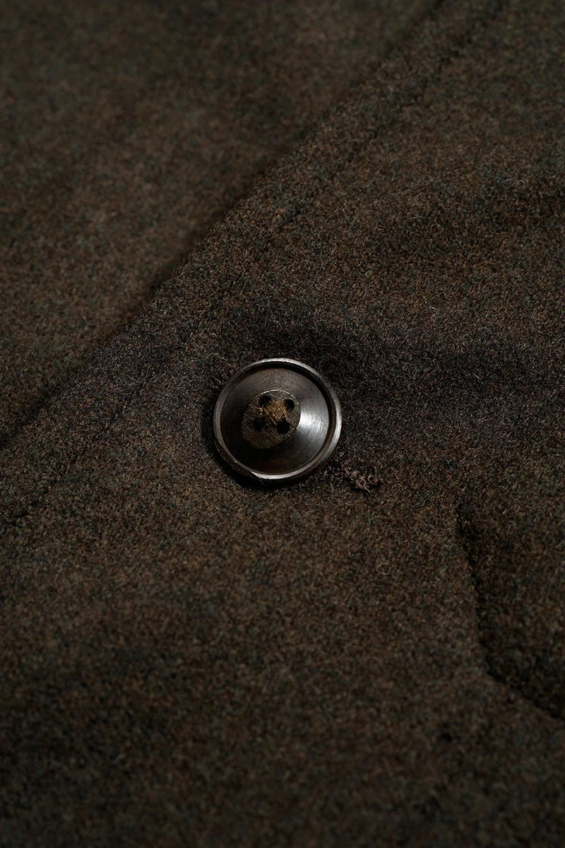 ◯ Nigel Cabourn - COAL MINER JK BILLIARD CLOTH - BLUE GRAY